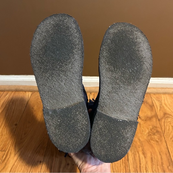 Blue Suede PePe Italian Leather Knee High Zip Up Boots | Size 36 - Picture 6 of 14